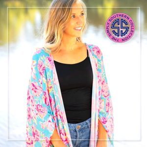 Simply Southern Kimono Tropical Floral